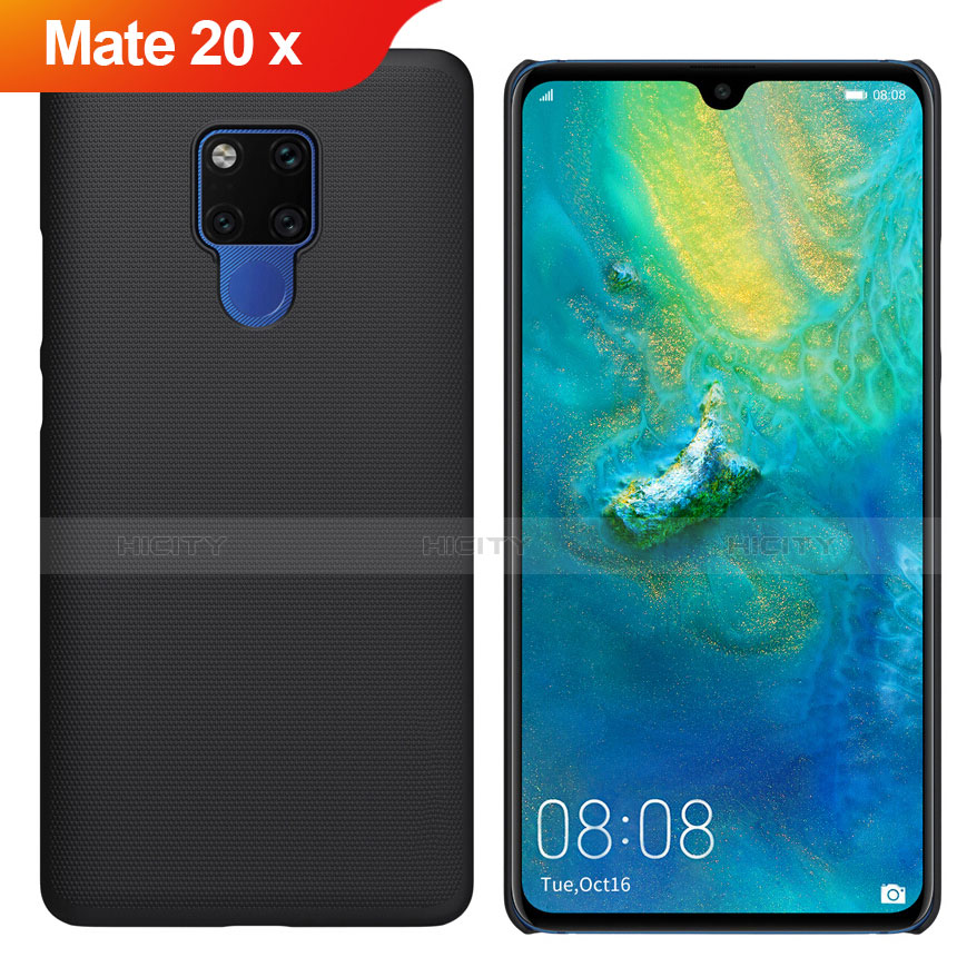 Custodia Plastica Rigida Cover Opaca M01 per Huawei Mate 20 X Nero