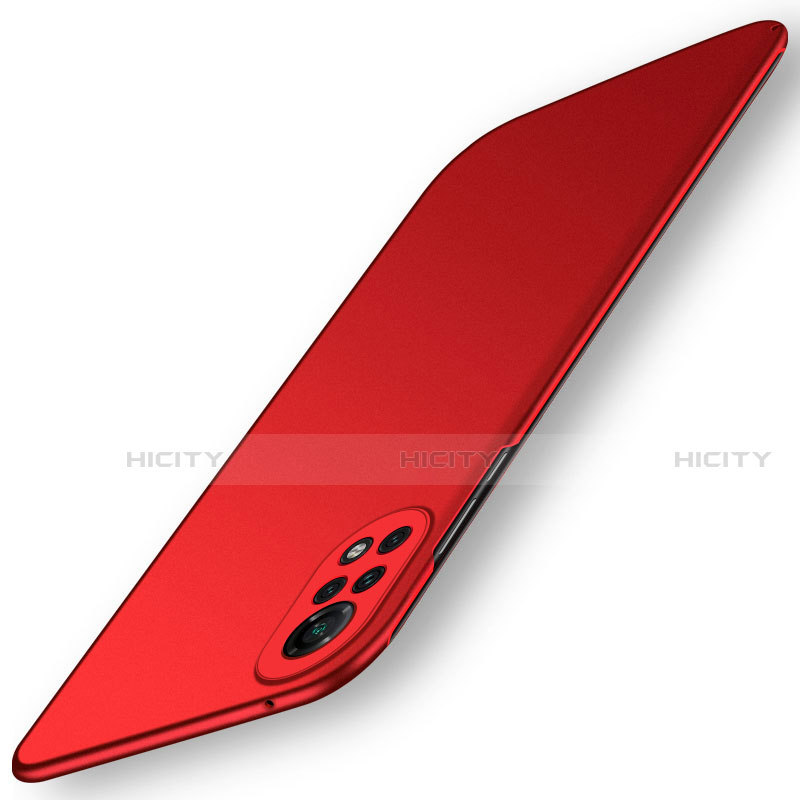 Custodia Plastica Rigida Cover Opaca M01 per Huawei Nova 8 5G Rosso