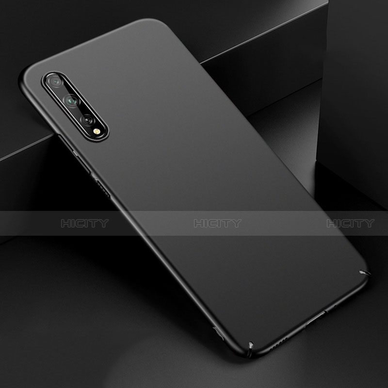 Custodia Plastica Rigida Cover Opaca M01 per Huawei Y8p Nero