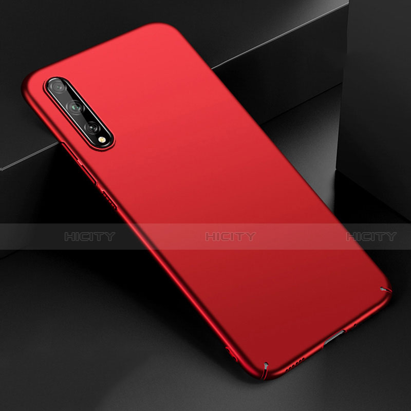 Custodia Plastica Rigida Cover Opaca M01 per Huawei Y8p Rosso