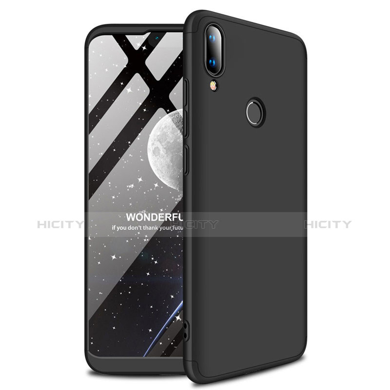 Custodia Plastica Rigida Cover Opaca M01 per Huawei Y9 (2019) Nero