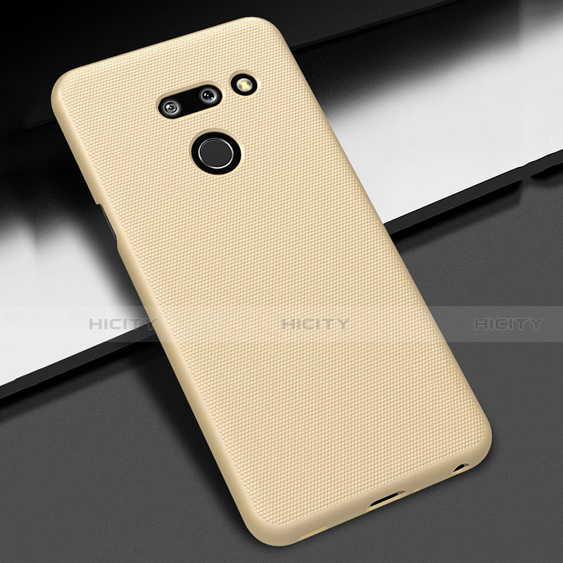 Custodia Plastica Rigida Cover Opaca M01 per LG G8 ThinQ Oro