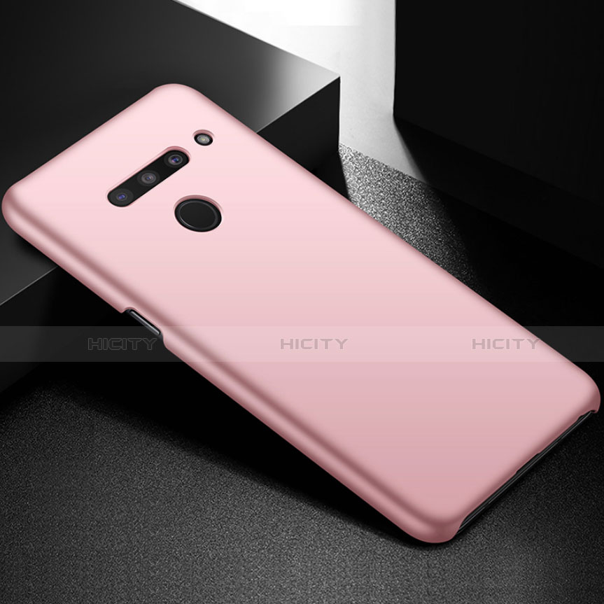 Custodia Plastica Rigida Cover Opaca M01 per LG V50 ThinQ 5G Oro Rosa