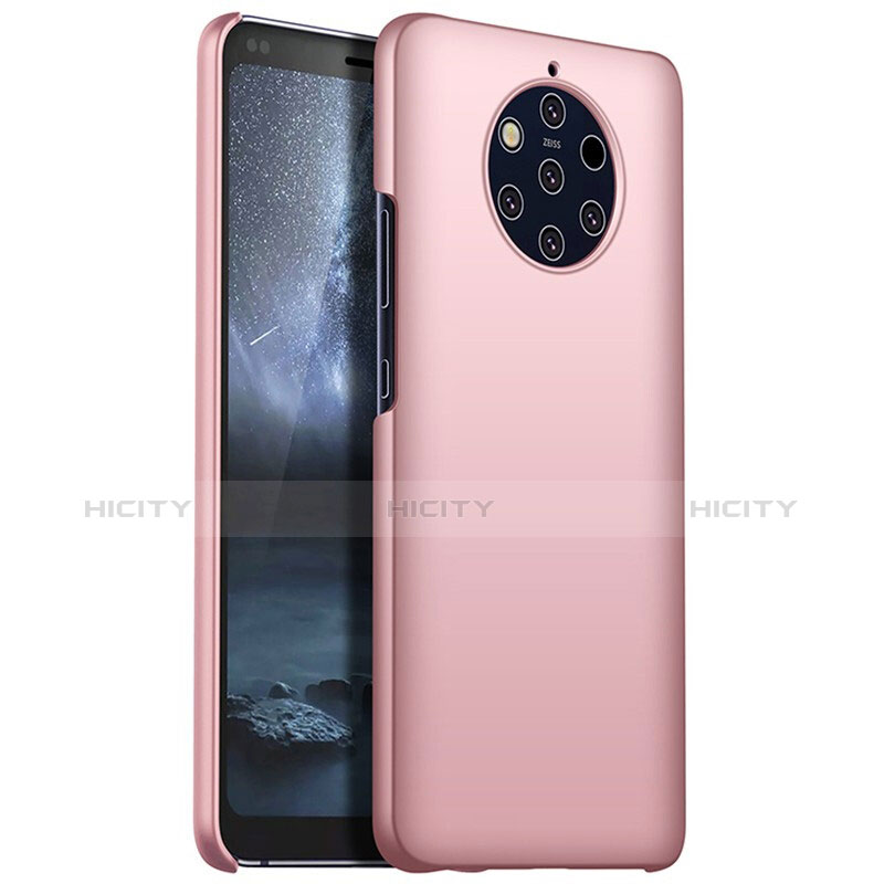 Custodia Plastica Rigida Cover Opaca M01 per Nokia 9 PureView Oro Rosa