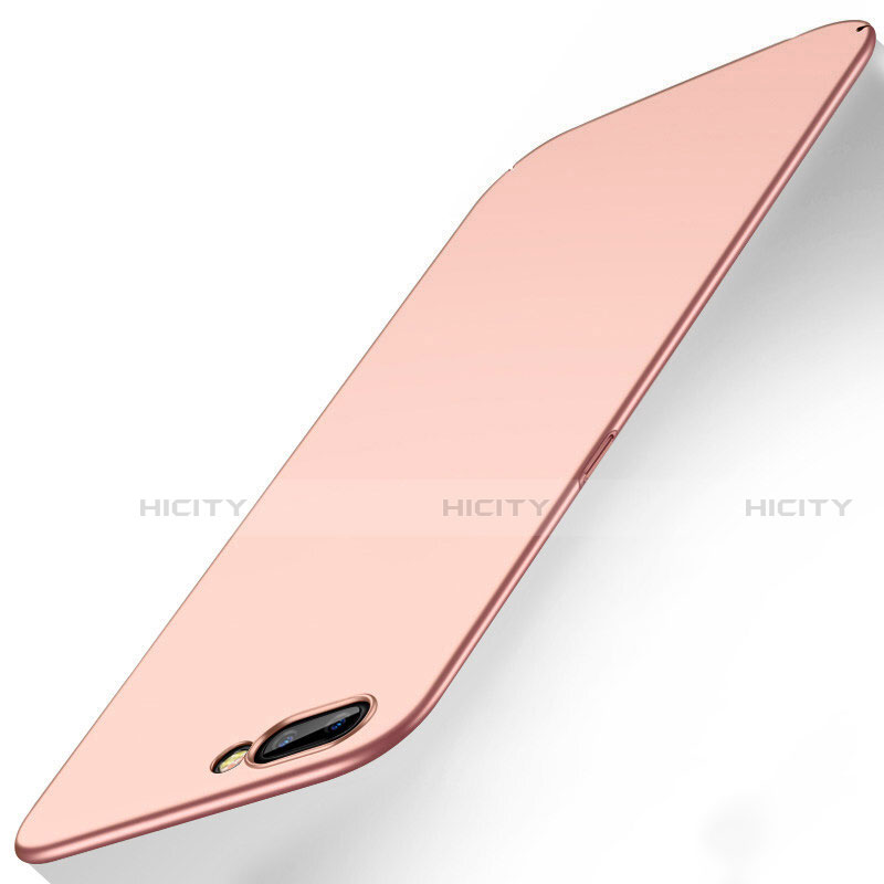 Custodia Plastica Rigida Cover Opaca M01 per Oppo A5 Oro Rosa