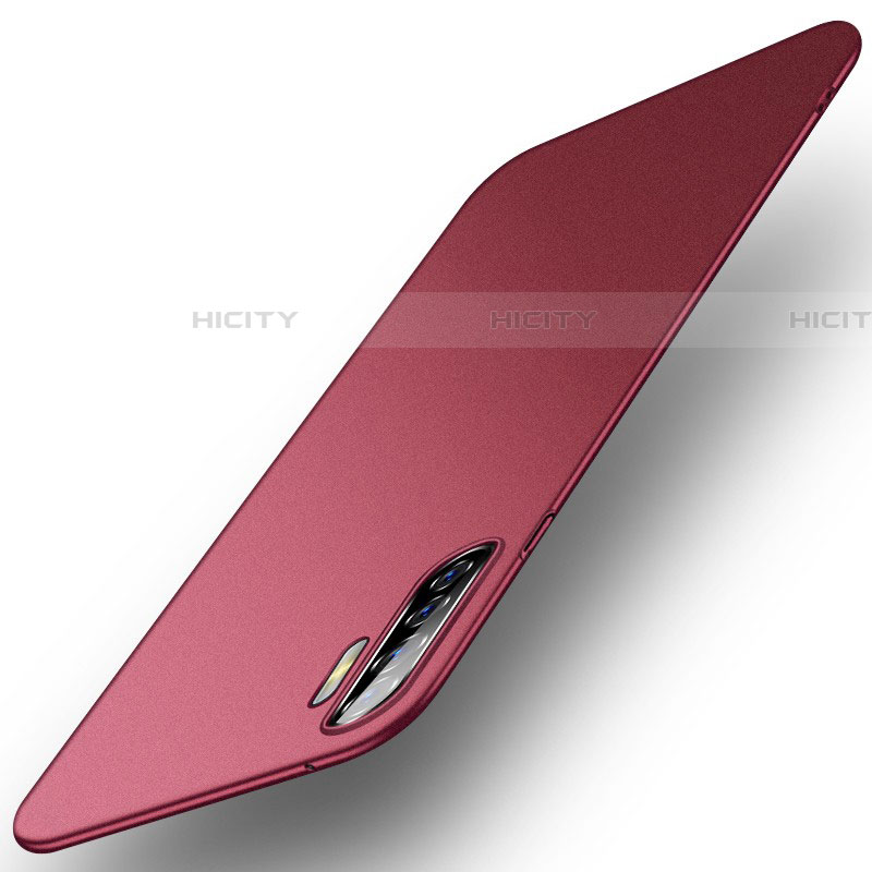 Custodia Plastica Rigida Cover Opaca M01 per Oppo A91 Rosso