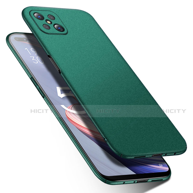 Custodia Plastica Rigida Cover Opaca M01 per Oppo A92s 5G Verde