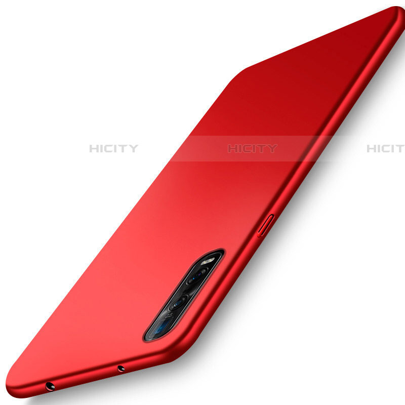 Custodia Plastica Rigida Cover Opaca M01 per Oppo Find X2 Pro Rosso