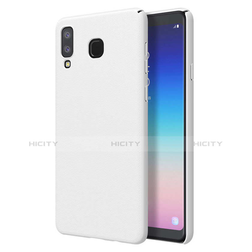 Custodia Plastica Rigida Cover Opaca M01 per Samsung Galaxy A8 Star Bianco