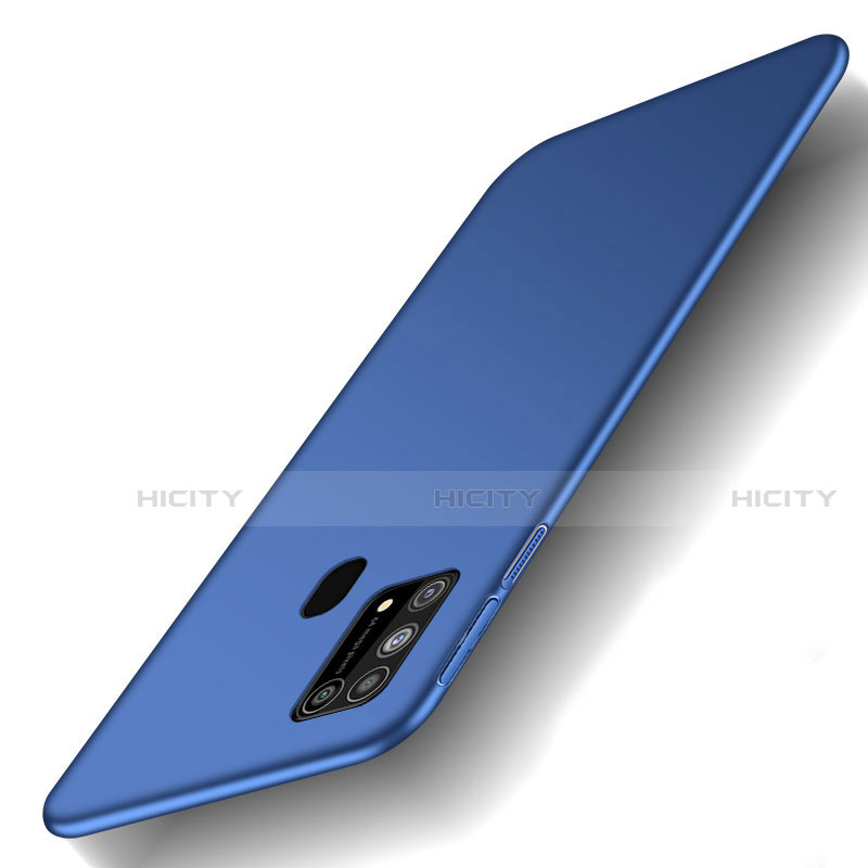 Custodia Plastica Rigida Cover Opaca M01 per Samsung Galaxy M21s Blu