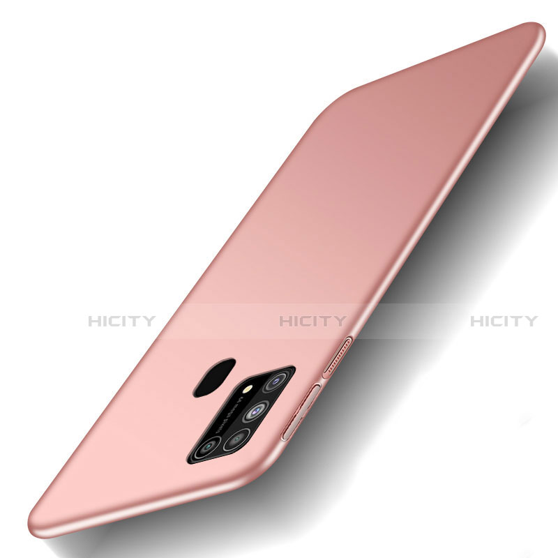 Custodia Plastica Rigida Cover Opaca M01 per Samsung Galaxy M31 Oro Rosa