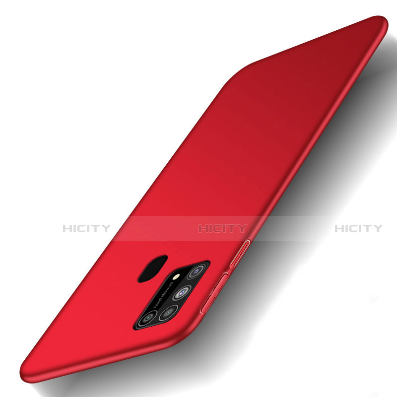 Custodia Plastica Rigida Cover Opaca M01 per Samsung Galaxy M31 Rosso