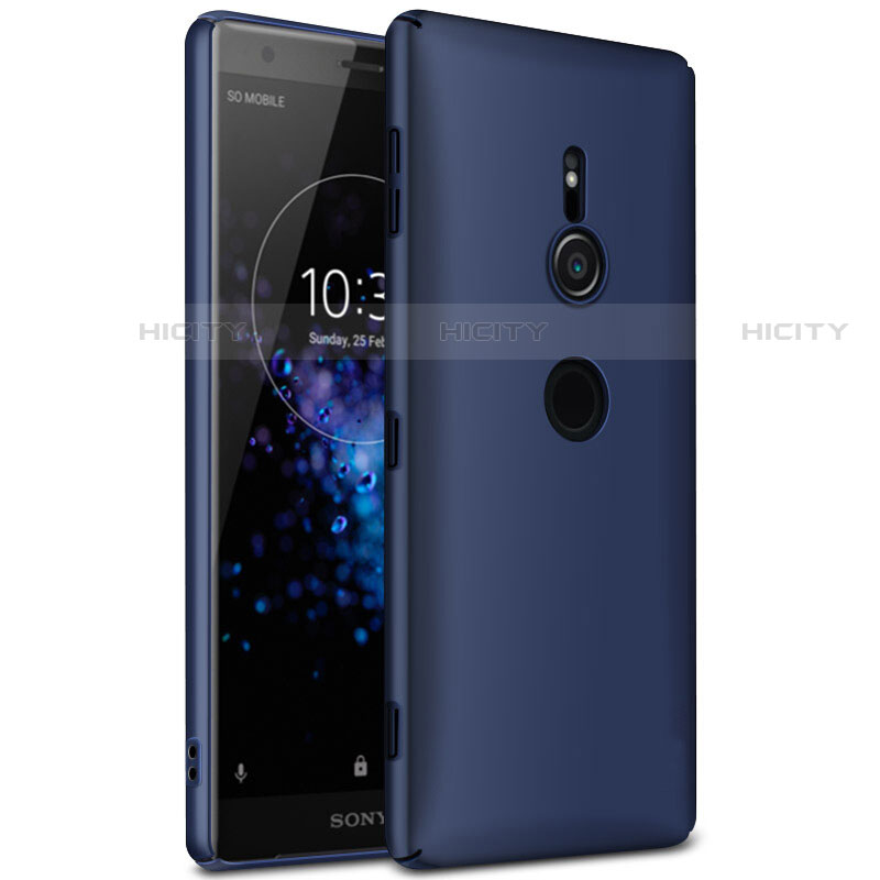 Custodia Plastica Rigida Cover Opaca M01 per Sony Xperia XZ2 Blu