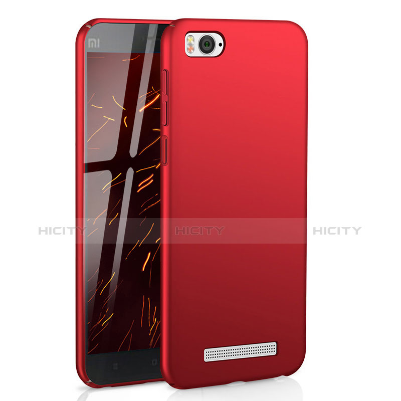 Custodia Plastica Rigida Cover Opaca M01 per Xiaomi Mi 4C Rosso