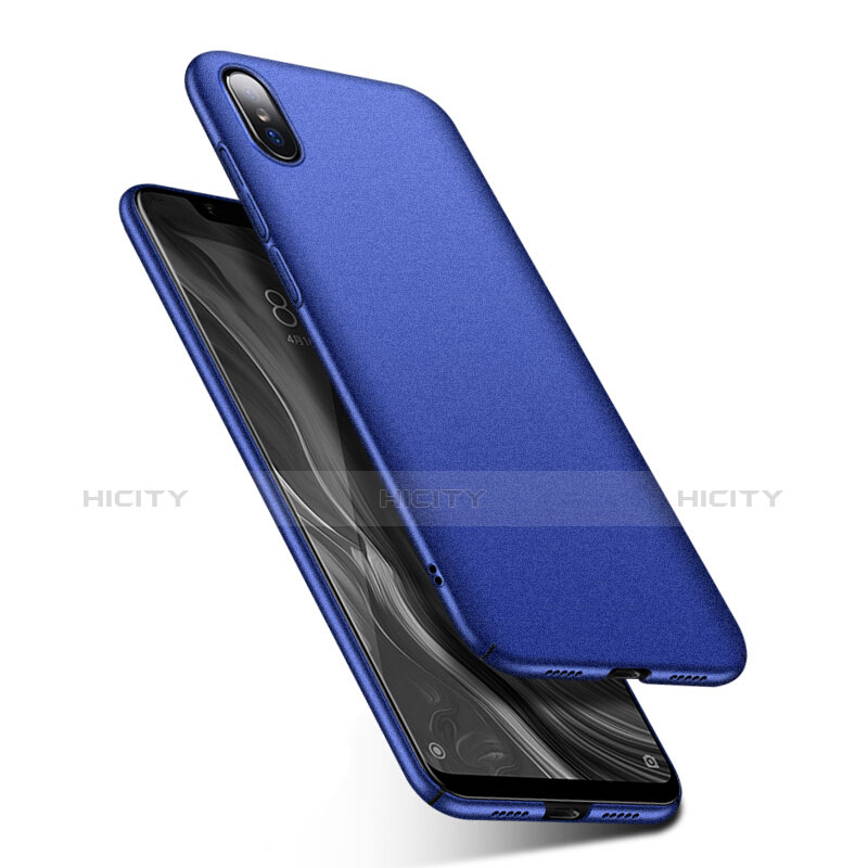 Custodia Plastica Rigida Cover Opaca M01 per Xiaomi Mi 8 Screen Fingerprint Edition Blu