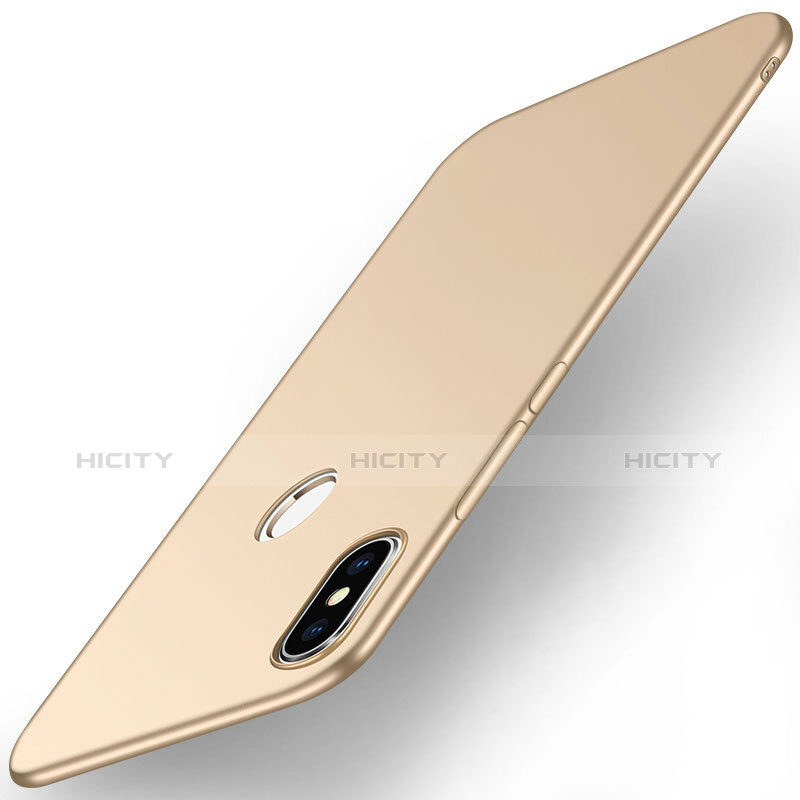 Custodia Plastica Rigida Cover Opaca M01 per Xiaomi Mi Max 3 Oro