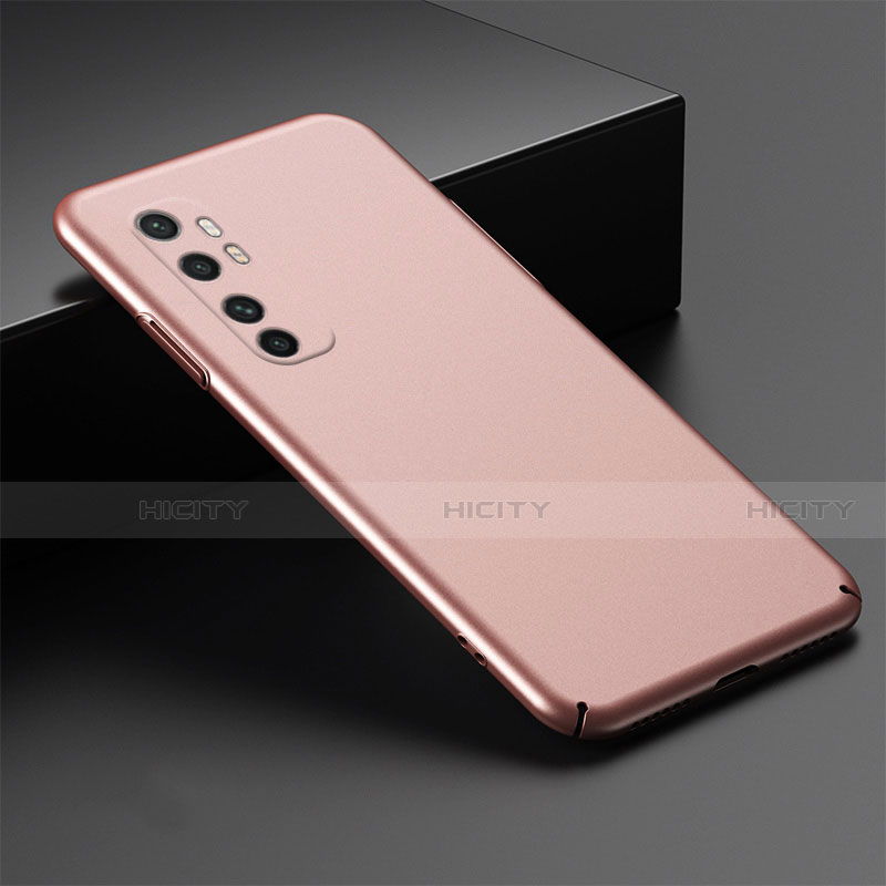 Custodia Plastica Rigida Cover Opaca M01 per Xiaomi Mi Note 10 Lite Oro Rosa