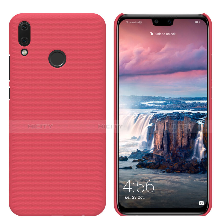 Custodia Plastica Rigida Cover Opaca M02 per Huawei Enjoy 9 Plus Rosso