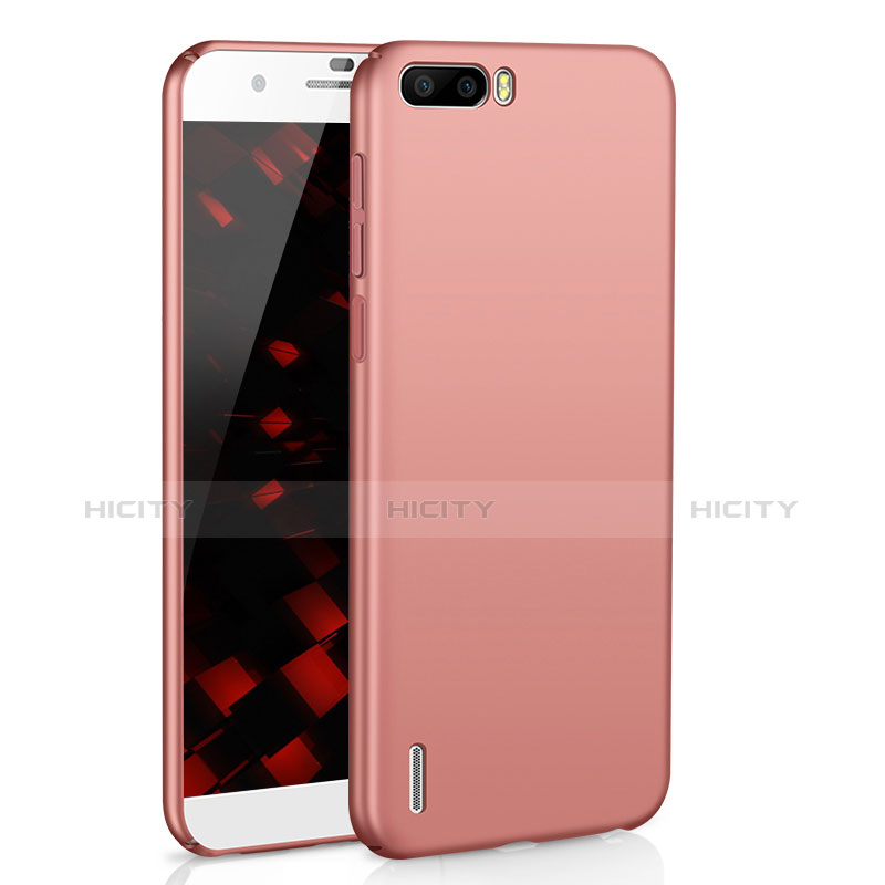 Custodia Plastica Rigida Cover Opaca M02 per Huawei Honor 6 Plus Oro Rosa