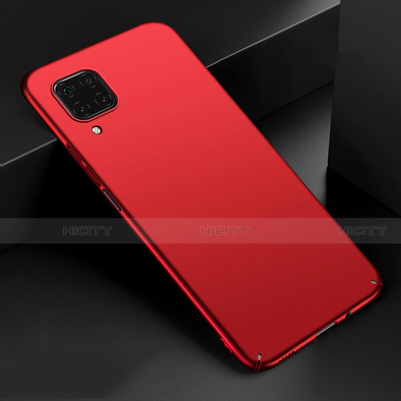 Custodia Plastica Rigida Cover Opaca M02 per Huawei P40 Lite Rosso