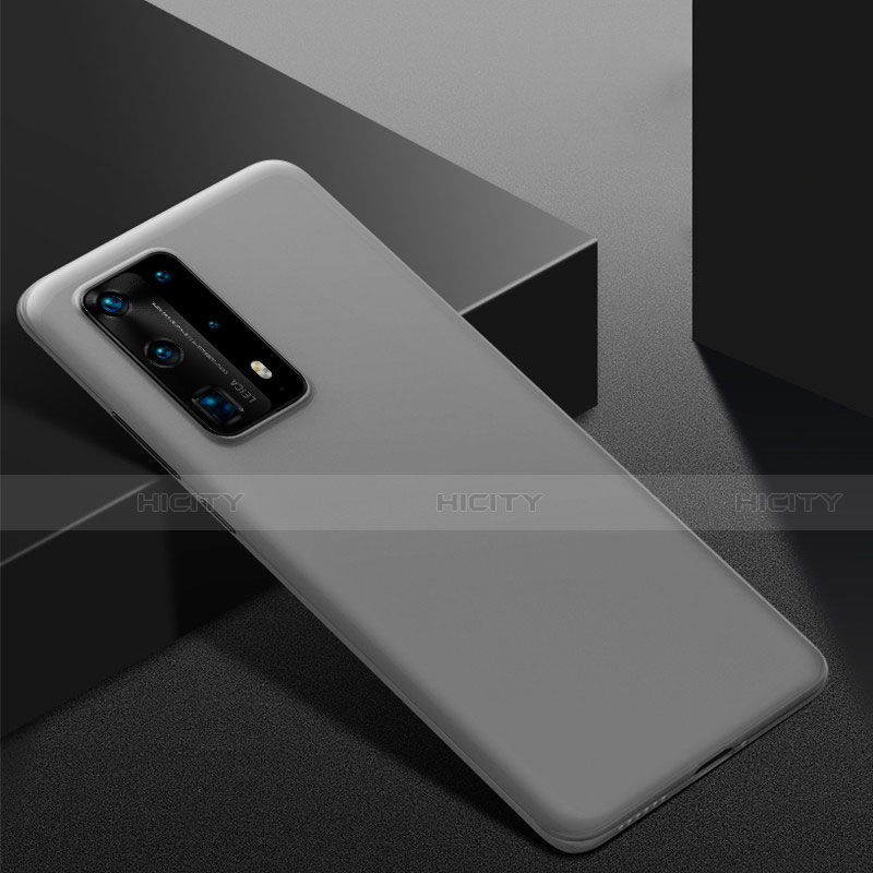 Custodia Plastica Rigida Cover Opaca M02 per Huawei P40 Pro+ Plus Grigio