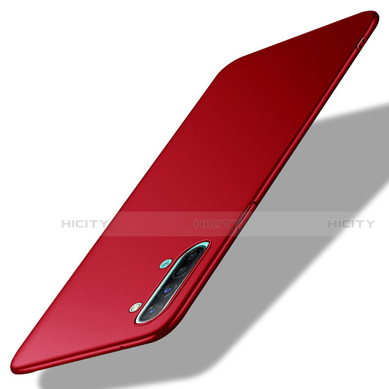 Custodia Plastica Rigida Cover Opaca M02 per Oppo F15 Rosso