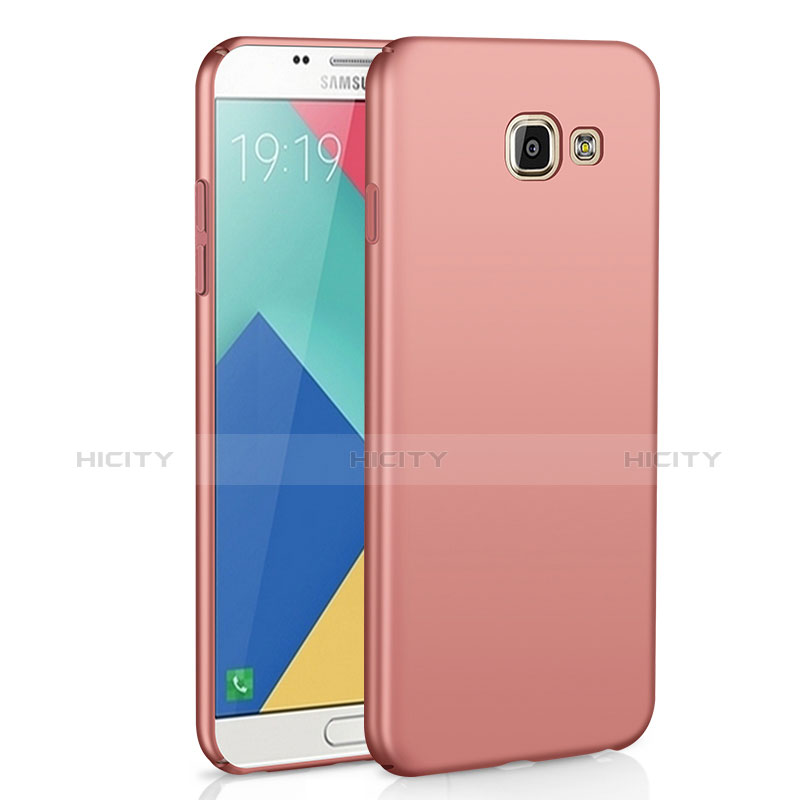 Custodia Plastica Rigida Cover Opaca M02 per Samsung Galaxy A9 Pro (2016) SM-A9100 Oro Rosa