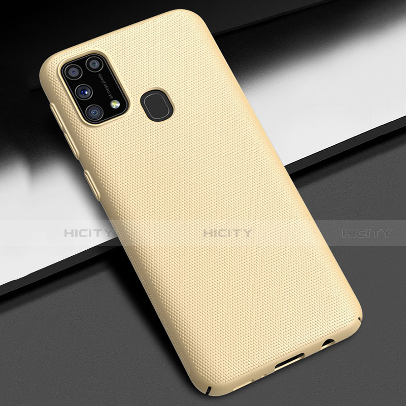 Custodia Plastica Rigida Cover Opaca M02 per Samsung Galaxy M21s Oro