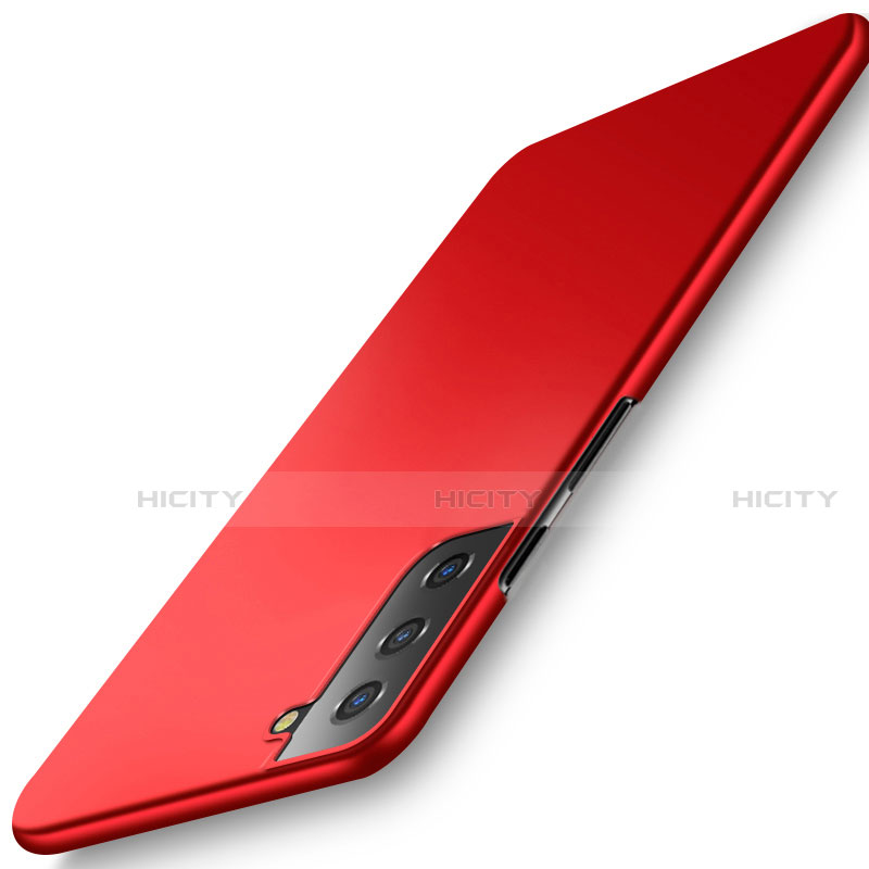 Custodia Plastica Rigida Cover Opaca M02 per Samsung Galaxy S21 Plus 5G Rosso