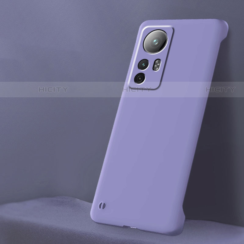 Custodia Plastica Rigida Cover Opaca M02 per Xiaomi Mi 12 Pro 5G Lavanda