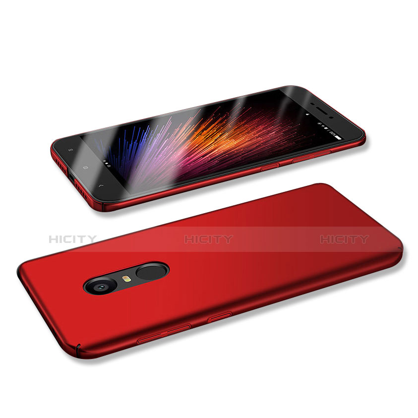 Custodia Plastica Rigida Cover Opaca M02 per Xiaomi Redmi Note 4 Standard Edition Rosso