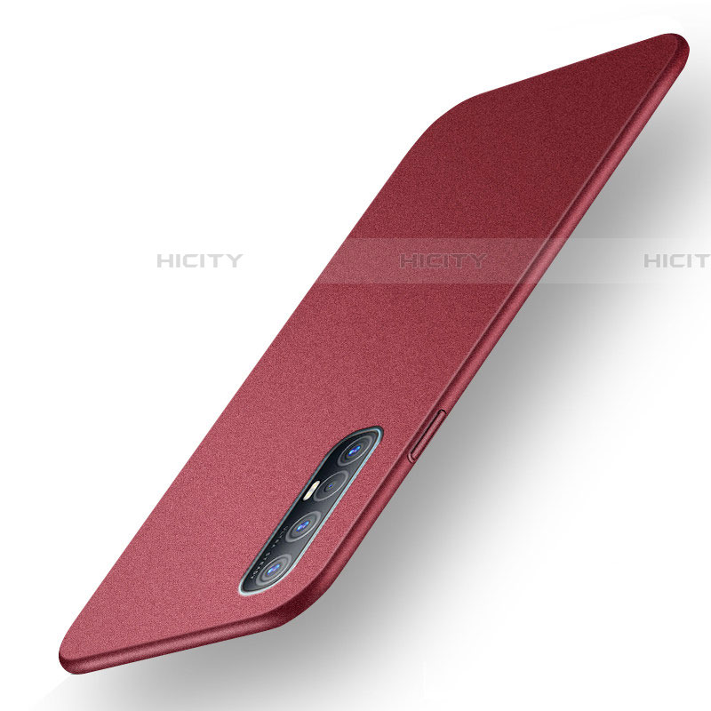 Custodia Plastica Rigida Cover Opaca M03 per Oppo Find X2 Neo Rosso