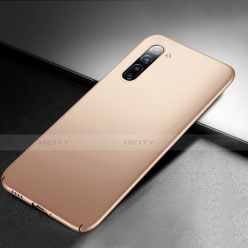 Custodia Plastica Rigida Cover Opaca M03 per Oppo K7 5G Oro