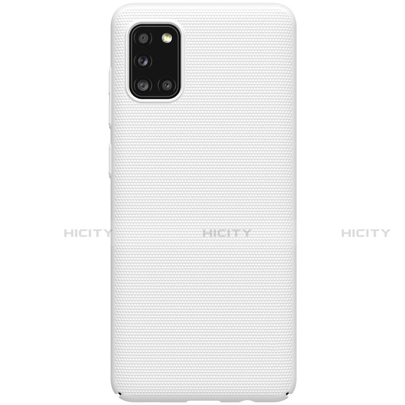 Custodia Plastica Rigida Cover Opaca M03 per Samsung Galaxy A31 Bianco