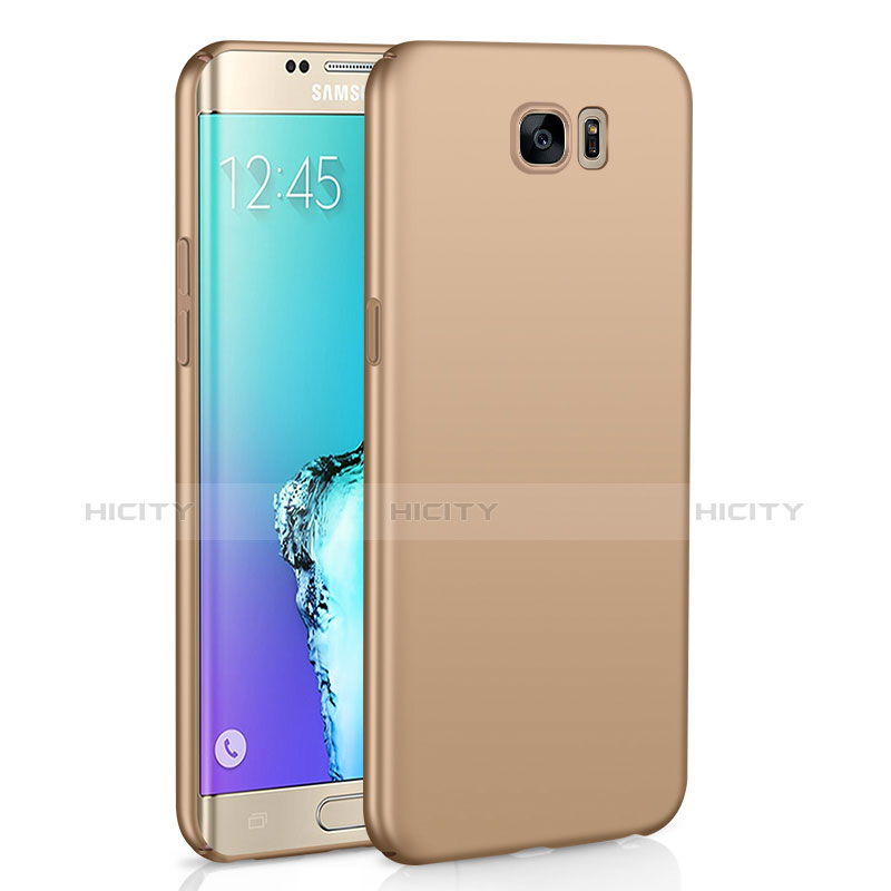 Custodia Plastica Rigida Cover Opaca M03 per Samsung Galaxy S6 Edge SM-G925 Oro