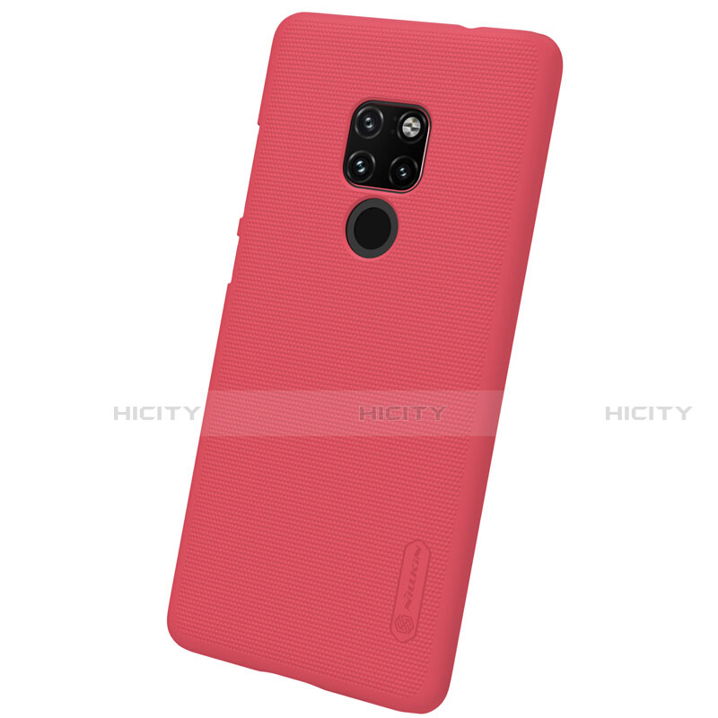 Custodia Plastica Rigida Cover Opaca M04 per Huawei Mate 20 Rosso