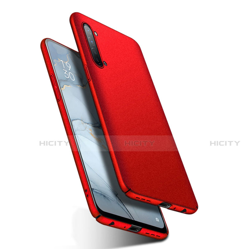 Custodia Plastica Rigida Cover Opaca M04 per Oppo F15 Rosso