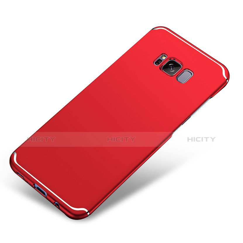 Custodia Plastica Rigida Cover Opaca M04 per Samsung Galaxy S8 Plus Rosso