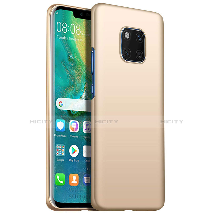 Custodia Plastica Rigida Cover Opaca M05 per Huawei Mate 20 Pro Oro