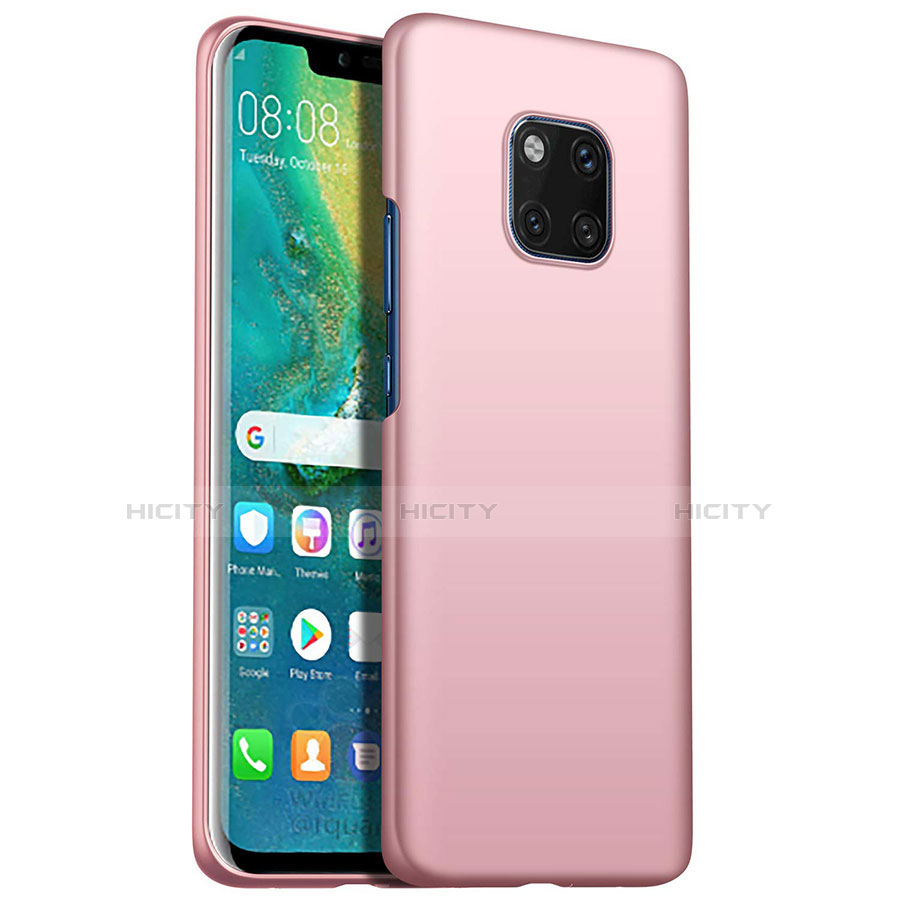 Custodia Plastica Rigida Cover Opaca M05 per Huawei Mate 20 Pro Oro Rosa