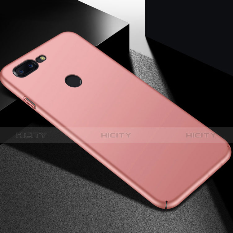 Custodia Plastica Rigida Cover Opaca M05 per OnePlus 5T A5010 Oro Rosa