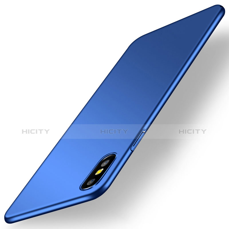 Custodia Plastica Rigida Cover Opaca M15 per Apple iPhone Xs Blu