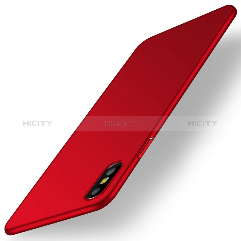 Custodia Plastica Rigida Cover Opaca M15 per Apple iPhone Xs Max Rosso