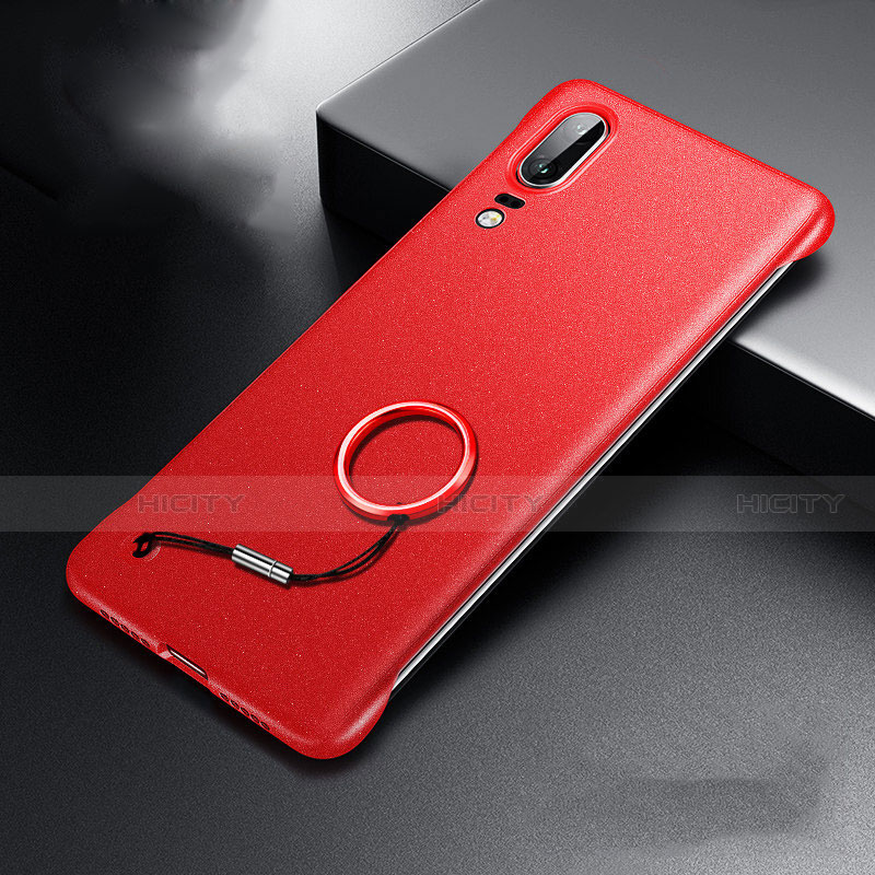 Custodia Plastica Rigida Cover Opaca P01 per Huawei P20 Rosso