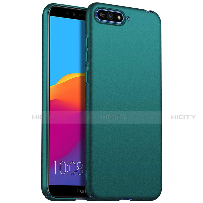 Custodia Plastica Rigida Cover Opaca P01 per Huawei Y6 Prime (2018) Verde