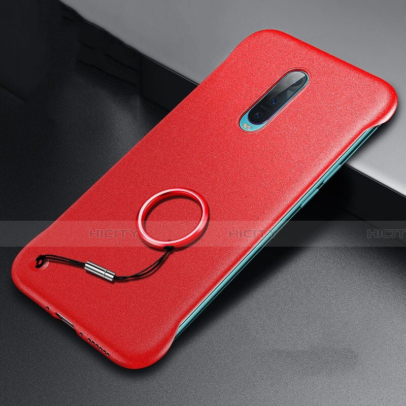 Custodia Plastica Rigida Cover Opaca P01 per Oppo R17 Pro Rosso