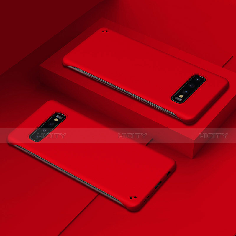 Custodia Plastica Rigida Cover Opaca P01 per Samsung Galaxy S10 5G Rosso