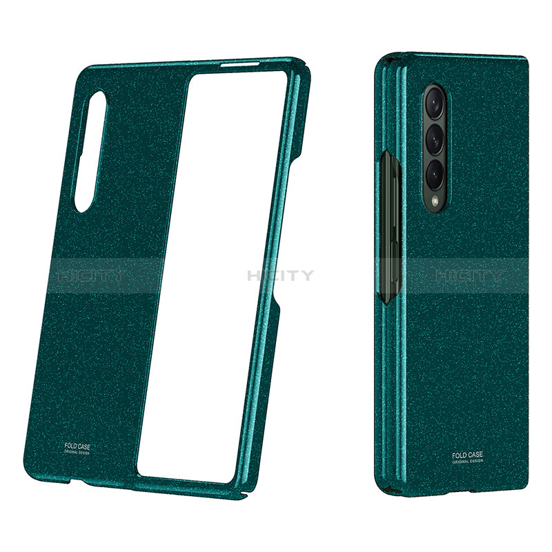 Custodia Plastica Rigida Cover Opaca P01 per Samsung Galaxy Z Fold3 5G Verde