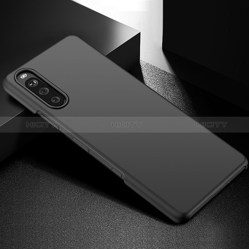 Custodia Plastica Rigida Cover Opaca P01 per Sony Xperia 10 III Lite Nero