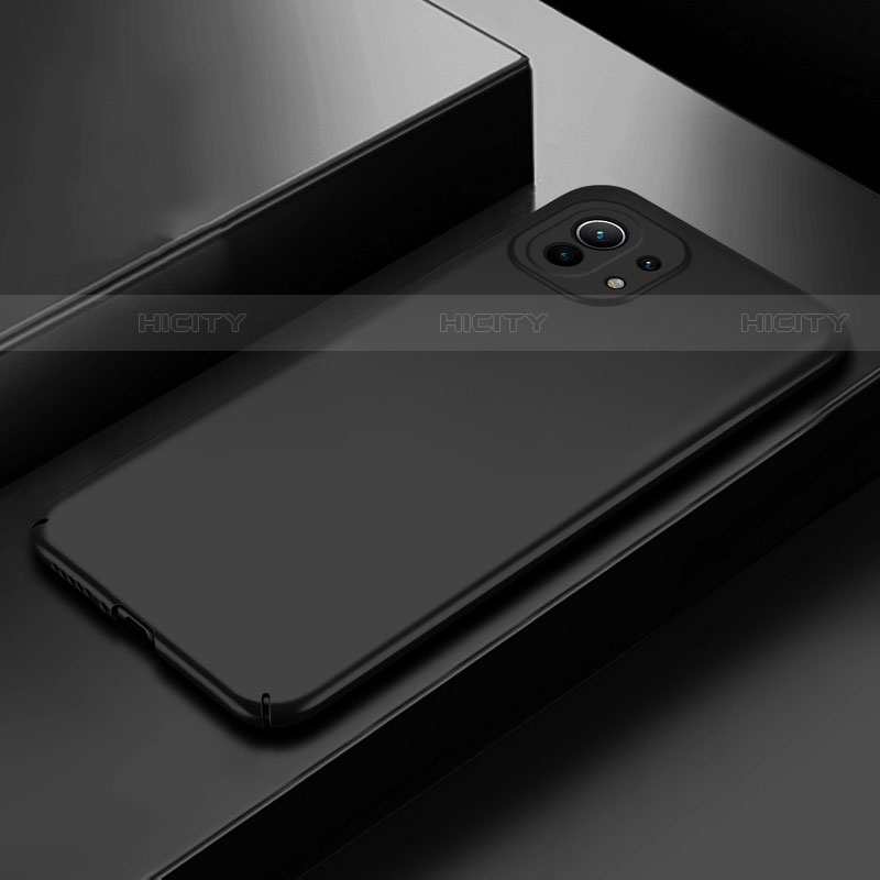 Custodia Plastica Rigida Cover Opaca P01 per Xiaomi Mi 11 Lite 5G NE Nero